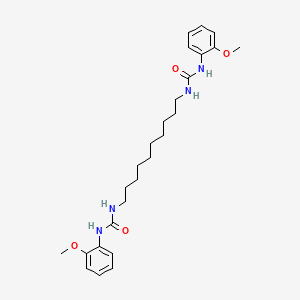 molecular formula C26H38N4O4 B11096253 1,1'-Decane-1,10-diylbis[3-(2-methoxyphenyl)urea] 