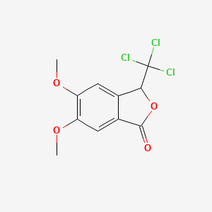 5,6-dimethoxy-3-(trichloromethyl)isobenzofuran-1(3H)-one