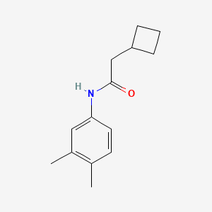 2-cyclobutyl-N-(3,4-dimethylphenyl)acetamide