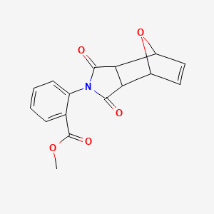 methyl 2-(1,3-dioxo-1,3,3a,4,7,7a-hexahydro-2H-4,7-epoxyisoindol-2-yl)benzoate