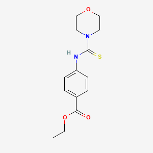 Ethyl 4-(morpholine-4-carbothioylamino)benzoate