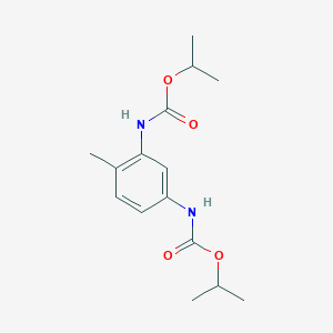 molecular formula C15H22N2O4 B11096574 N,N'-Bis(isopropoxycarbonyl)-4-methyl-1,3-phenylenediamine CAS No. 42592-07-4