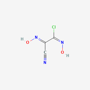 molecular formula C3H2ClN3O2 B11096742 Propanenitrile, 3-chloro-2,3-dihydroximino- 