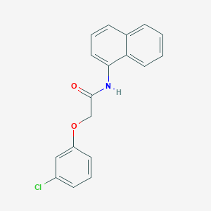 molecular formula C18H14ClNO2 B11096773 2-(3-chlorophenoxy)-N-(naphthalen-1-yl)acetamide 