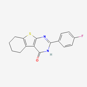 2-(4-fluorophenyl)-5,6,7,8-tetrahydro[1]benzothieno[2,3-d]pyrimidin-4(3H)-one