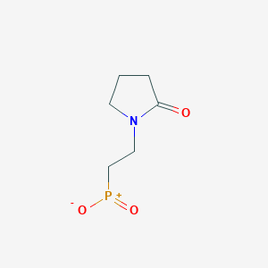 molecular formula C6H10NO3P B11097021 [2-(2-Oxopyrrolidin-1-yl)ethyl]phosphinate 