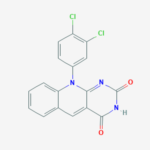 10-(3,4-dichlorophenyl)pyrimido[4,5-b]quinoline-2,4(3H,10H)-dione