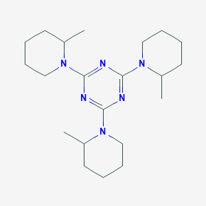 2,4,6-Tris(2-methylpiperidin-1-yl)-1,3,5-triazine