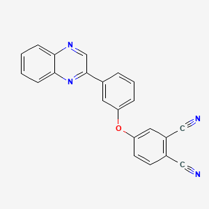 4-[3-(Quinoxalin-2-yl)phenoxy]benzene-1,2-dicarbonitrile