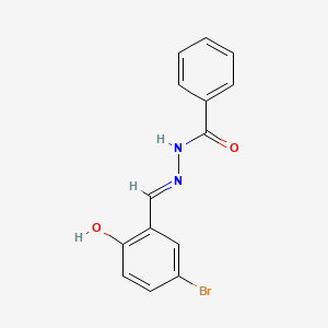 N'-[(E)-(5-bromo-2-hydroxyphenyl)methylidene]benzohydrazide