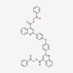 Bis(2-oxo-2-phenylethyl) 2,2'-(oxydibenzene-4,1-diyl)diquinoline-4-carboxylate