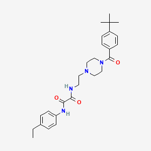 N-(2-{4-[(4-tert-butylphenyl)carbonyl]piperazin-1-yl}ethyl)-N'-(4-ethylphenyl)ethanediamide