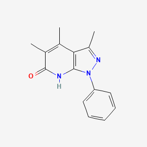 3,4,5-Trimethyl-1-phenyl-1H-pyrazolo[3,4-b]pyridin-6-ol