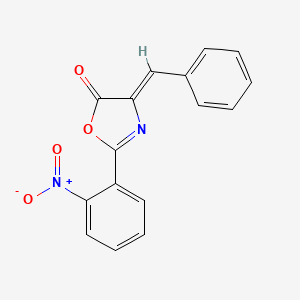 (4Z)-4-benzylidene-2-(2-nitrophenyl)-1,3-oxazol-5(4H)-one