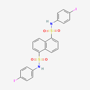 N,N'-bis(4-iodophenyl)naphthalene-1,5-disulfonamide