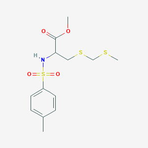 methyl N-[(4-methylphenyl)sulfonyl]-S-[(methylsulfanyl)methyl]cysteinate