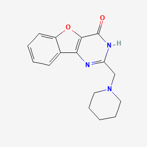 2-(piperidinomethyl)[1]benzofuro[3,2-d]pyrimidin-4(3H)-one