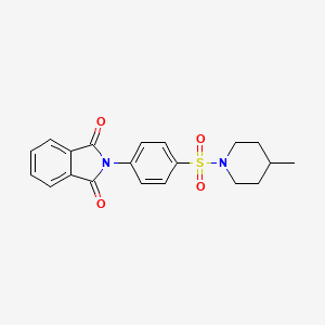 2-{4-[(4-methylpiperidin-1-yl)sulfonyl]phenyl}-1H-isoindole-1,3(2H)-dione