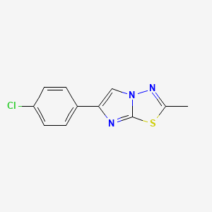 6-(4-Chlorophenyl)-2-methylimidazo[2,1-b][1,3,4]thiadiazole