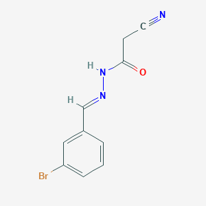 N'-[(E)-(3-bromophenyl)methylidene]-2-cyanoacetohydrazide