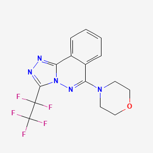 6-(Morpholin-4-yl)-3-(pentafluoroethyl)[1,2,4]triazolo[3,4-a]phthalazine