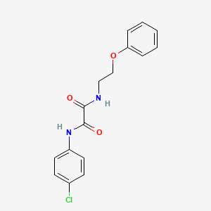 N-(4-chlorophenyl)-N'-(2-phenoxyethyl)ethanediamide