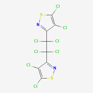 Isothiazole, 4,5-dichloro-3-[1,1,2,2-tetrachloro-2-(4,5-dichloro-3-isothiazolyl)ethyl]-