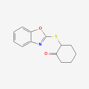 2-(Benzooxazol-2-ylsulfanyl)-cyclohexanone