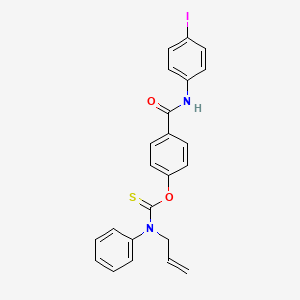 O-{4-[(4-iodophenyl)carbamoyl]phenyl} phenyl(prop-2-en-1-yl)carbamothioate