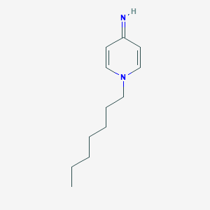 molecular formula C12H20N2 B11098292 1-heptylpyridin-4(1H)-imine 