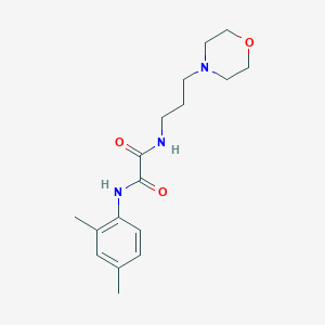 molecular formula C17H25N3O3 B11098298 N-(2,4-dimethylphenyl)-N'-[3-(morpholin-4-yl)propyl]ethanediamide 