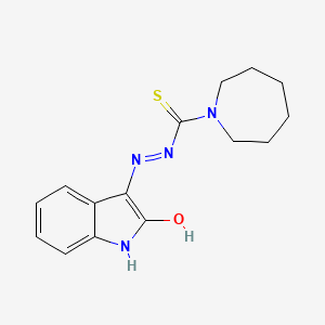 N-[(Z)-(2-oxoindolin-3-ylidene)amino]azepane-1-carbothioamide