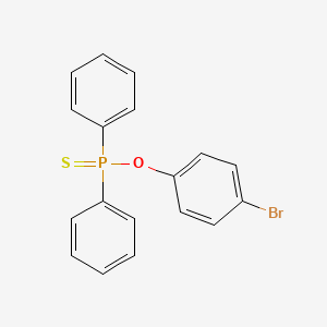 molecular formula C18H14BrOPS B11098407 (4-Bromophenoxy)(diphenyl)thioxophosphorane 