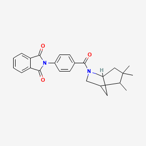 2-{4-[(2,3,3-trimethyl-6-azabicyclo[3.2.1]oct-6-yl)carbonyl]phenyl}-1H-isoindole-1,3(2H)-dione