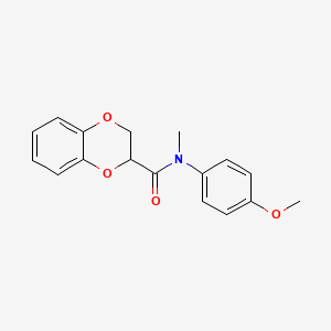 N-(4-methoxyphenyl)-N-methyl-2,3-dihydro-1,4-benzodioxine-2-carboxamide