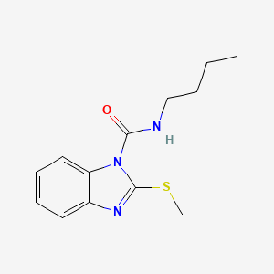 N-butyl-2-(methylsulfanyl)-1H-benzimidazole-1-carboxamide