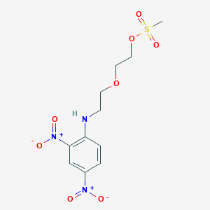 2-[2-(2,4-Dinitroanilino)ethoxy]ethyl methanesulfonate