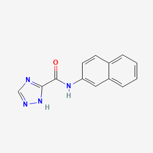 N-(naphthalen-2-yl)-1H-1,2,4-triazole-3-carboxamide