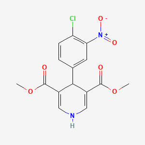 Dimethyl 4-(4-chloro-3-nitrophenyl)-1,4-dihydropyridine-3,5-dicarboxylate