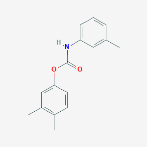 molecular formula C16H17NO2 B11098781 3,4-Dimethylphenyl (3-methylphenyl)carbamate 