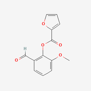 2-Formyl-6-methoxyphenyl furan-2-carboxylate