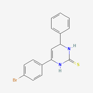 6-(4-bromophenyl)-4-phenyl-3,4-dihydropyrimidine-2(1H)-thione