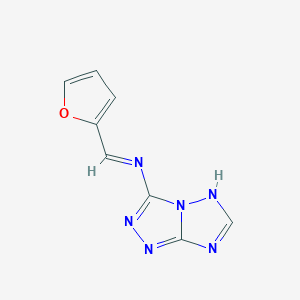 N-[(E)-furan-2-ylmethylidene]-7H-[1,2,4]triazolo[4,3-b][1,2,4]triazol-3-amine