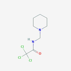 2,2,2-trichloro-N-(piperidin-1-ylmethyl)acetamide