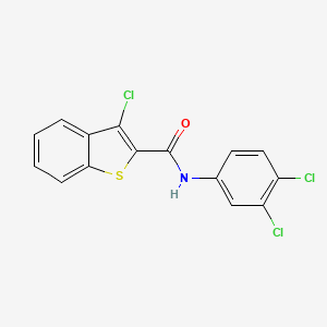 3-Chloro-N-(3,4-dichlorophenyl)-1-benzothiophene-2-carboxamide