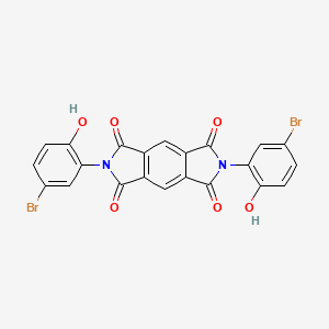 2,6-bis(5-bromo-2-hydroxyphenyl)pyrrolo[3,4-f]isoindole-1,3,5,7(2H,6H)-tetrone