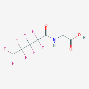 molecular formula C7H5F8NO3 B11098984 N-(2,2,3,3,4,4,5,5-octafluoropentanoyl)glycine 