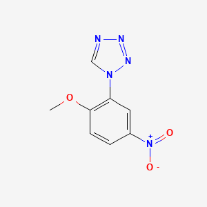 1-(2-methoxy-5-nitrophenyl)-1H-tetrazole