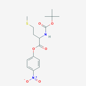 4-Nitrophenyl 2-[(tert-butoxycarbonyl)amino]-4-(methylsulfanyl)butanoate