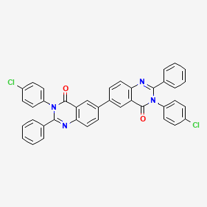 3,3'-bis(4-chlorophenyl)-2,2'-diphenyl-6,6'-biquinazoline-4,4'(3H,3'H)-dione